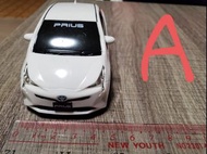 【Toyota prius】1:30 白色豐田“Prius”玩具模型經典混能回力車 White color toyota prius hybrid phv classic pullback toys 