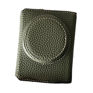 Portable Camera Protective Case Retro Style Carry Bag with Opening Bottom Shoulder Strap Replacement