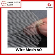 PROMO Wire Mesh Strainer SS316 #30, 40, 60 Stainless Steel - Mesh 40, Width 1m