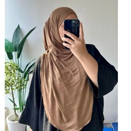 Shawl Malas Jersey Butterfly Cutting Bawal Selapis