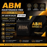 ABM M42 START STOP EFB MAINTENANCE FREE CAR EFB BATTERY 60B19R/L (BEZZA ADVANCE/ARUZ/MYVI GEN3/FACEL
