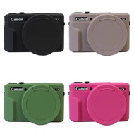 สำหรับ Canon G7X II / G7X III G7 X Mark Ii/ G7 X Mark Iiiiii/ G7X Mark II เคสหนังซิลิโคนนุ่มกล้อง G7