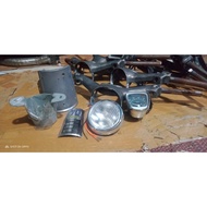 HANDLEBAR HEAD COVER SET C70 TOP BOTTOM SPIDO LAMP HANDLEBAR PANEL EMBLEM PANEL EXTRA MASOK