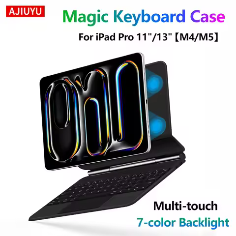 Magnetic Magic Keyboard for iPad Pro 13 M4 2024 M5 2025 13" Case for iPad Pro 11 M4 M5 11" Floating 