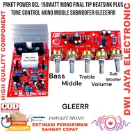 PAKET Driver Power OCL 150watt Plus Final TIP 3055/2955 Plus Tone Control Mono Middle Subwoofer Gleer