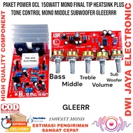 PAKET Driver Power OCL 150watt Plus Final TIP 3055/2955 Plus Tone Control Mono Middle Subwoofer Glee