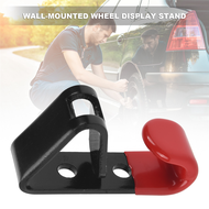 6Pcs Tire Wheel Rim Hub Hanging Metal Hook Metal Holder Shop Display Stand Rack Wall Mounted Racing
