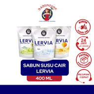 Sabun Susu Cair Lervia Plus Avocado 400ml / Honey 400ml / Milk 400ml