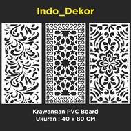 PVC BOARD KRAWANGAN / 5MM THICK PVC FOAM BOARD ORNAMENT / PARTITION