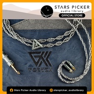 Vortex Cables IRIS - Litz Type 7 Helix Structure IEM Upgrade Cable with Side Carry Pouch