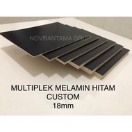 Black Melamine Multiplex 18mm Custom Price /cm2. Custom 18mm Plywood Melamine Board
