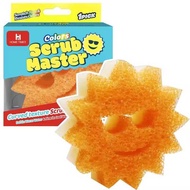HOMETIMES Kitchen Dishwashing Cleaning Sponge Wipe Frosted Smiley Sponge Household No Scratch