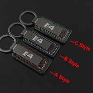 Alloy Leather Car Key Rings Rope KeyChain Buckle for BMW Z8 Z4 IX3 I8 IX I4 I35 I3 Logo E83 E93 F25 