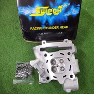 SWIPOH SUPERHEAD CNC PORTING LC135 Y15ZR 20/23 22/25 SIAP VALVEINTAKE CNCROCKER ARM FULL SET PNP 135