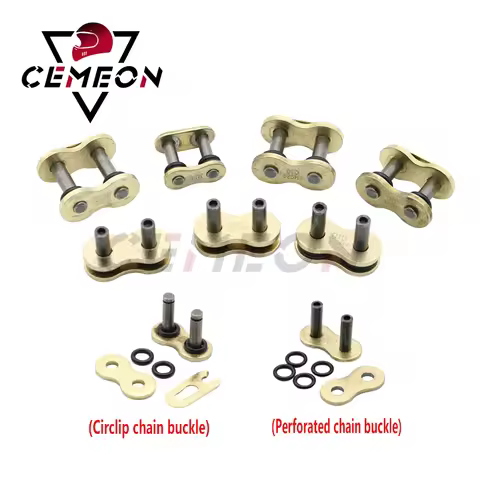 Motorcycle Chain Buckle 428/520/525/530 O Type Thick Oil Seal Chain Lock Ring Chain Joint Chain Link
