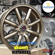 WATANABE sport rim 15" 15x6.5jj 4H100/114.3 8H100(1set)