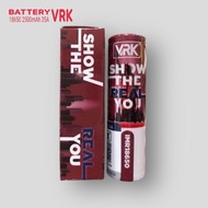 Batreai VRK 18650 3500mAh 30A 3.7V ORIGINAL Baterai VRK 3500 mAh AUTHENTIC