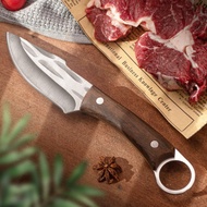 3-Layer Anti-rust Knife Japanese Butcher Knife Mongolian Kitchen Knife Butchering Boning Knife Stain