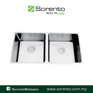 Sorento Undermount Stainless Steel 304 Double Bowl Kitchen Sink SRTKS2407