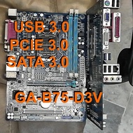 Gigabyte GA-B75M d3v motherboard 1155 (used)