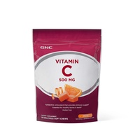 GNC Vitamin C Soft Chews 500mg - Orange - 60 Soft Chews