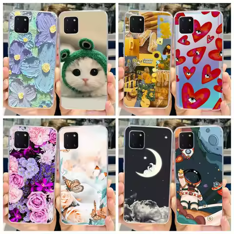 For Samsung Galaxy Note 10 Lite Case SM-N770F Clear Silicone Soft Phone Case For Samsung Note10 Lite