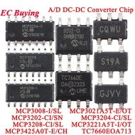 MCP3208 MCP3204-CI/SL MCP3202-CI/SN MCP3425A0T-E/CH MCP3221A5T-I/OT MCP3021A5T-E/OT MCP3008-I/SL TC7