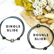 Korean Initial Name Bracelet Initial Letter Bracelet Couple Initial Bracelet