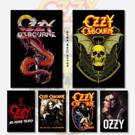 Retro Heavy Metal Band Rock Ozzy Osbourne Wooden Poster Aesthetic Wall Decoration Room Decoration