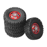 4Pcs 68mm Metal Wheels and Tires For MN MODEL 1/12 MN82 LC79 MN78 Naughty Dragon car upgrade Remote 