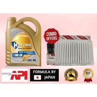 A27IV# TOYOTA CAMRY ACV30, TOYOTA HARRIER 2.4 ACU30 MCU30 OIL FILTER + AIR FILTER + KOYOMA ENGINE OI