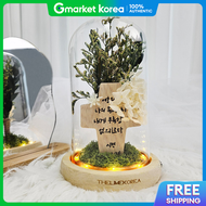 THELIMEKOREA | Led Bible Verse Cross Glass Dome Mood Light Gift Decoration Item