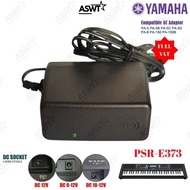 12V DC power source for Yamaha PSR-E373 organ, Yamaha E373 12V guitar power adapter -