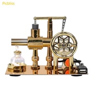 Picbliss Metal Stirling Engine Model Stern Toy Hot Air Engine Model Physical Science Toy