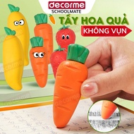 Fruit Eraser Decorme Pencil Eraser Cute Pattern Eraser Paper Eraser Sketch Fine Art Stationery