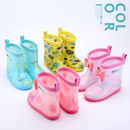 รองเท้าบูทกันฝนสำหรับเด็ก,รองเท้ากันน้ำสำหรับเด็กอนุบาลรองเท้ากันลื่นสำหรับเด็กผู้ชายและเด็กผู้หญิง