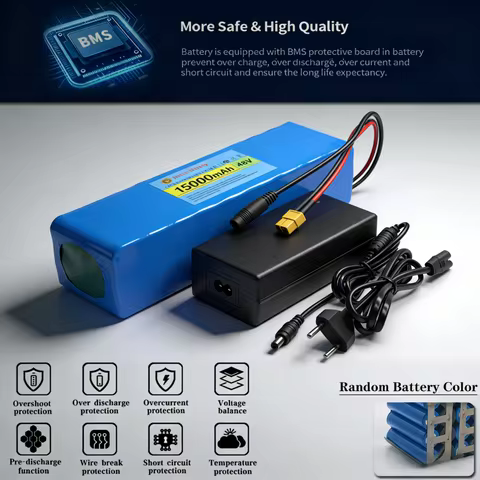 18650 Battery 13S3P 48V 15Ah Lithium Battery Pack 500W-1000W Is Suitable for M365 Electric Scooter w