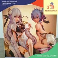 Figure Rem And Emilia Cheongsam Dress Re Zero PVC Anime Toy