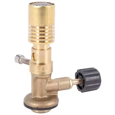 High Temperature Brass Gas Turbo Torch Propane Weld Plumbing Portable Bunsen Burner Gas Burner Heati