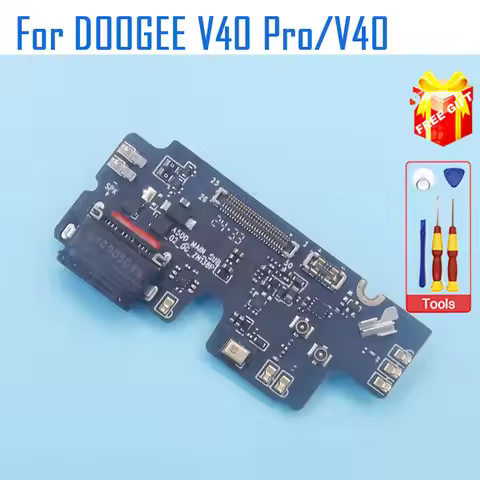 DOOGEE V40 Pro Board New Original DOOGEE V40 USB Board Base Charging Charge Port Board Microphone Fo