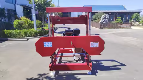 32″ Portable Sawmill 15HP 420cc RATO Gas Engines with E-Start Band Saw