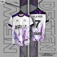 [Free Custom] Original - Purple Classic Futsal Football Baju Jersey Custom Name Volta Jersey