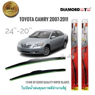 ใบปัดน้ำฝน ซิลิโคน ตรงรุ่น Toyota Camry ปี 2007-2011 ไซส์ 24-20 ยี่ห้อ Diamond กล่องแดง* **ร้านค้าแนะนำ** สิ้นค้าดี**