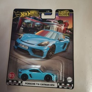 Hotwheels PORSCHE 718 CAYMAN GT4