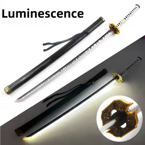 Luminescence Yamato 5 Katana Sword Real Size Japanese Anime Katana Sword Yamato Game Cosplay Prop Ho