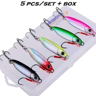 5pcs lure metal jig micro jig 30 gram casting jigging bait