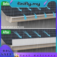 [finifly.my] 4pcs Roof Valley Gutter Splash Shield Anti-Rust Rainwater Valley Gutter Splash Guard fo