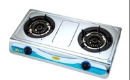 Hibachi 氣霸 HY-2000S9 座枱式雙頭氣體煮食爐， 煤氣 (少用，離港半價轉售)