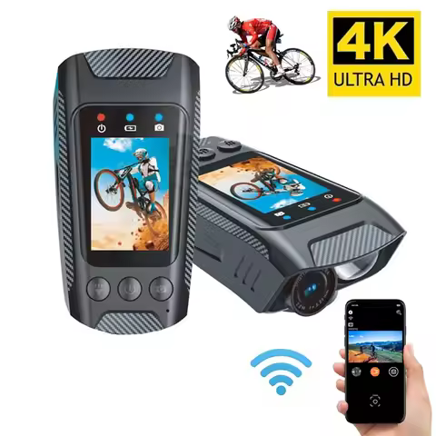 4K 60FPS Action Camera Bike Motorcycle Helmet Camera 1080P Outdoor Sport Cam Multifunction DV WiFi B