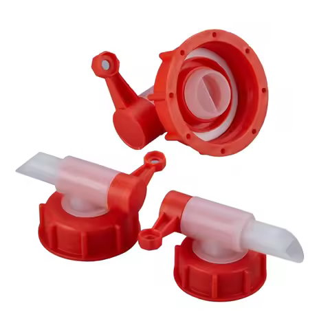 Precision Pouring Tap Spout 18.9mm For DIN51 And DIN61 Threads, Drip-Free Filling And Dosing For 5L 